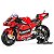 Miniatura Ducati GP Lenovo Team 2022 Piloto Francesco Bagnaia 63 Maisto 1:18 - Imagem 7