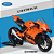 Miniatura KTM RC 8C 2022 Laranja Welly 1:18 - Imagem 2