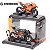 Miniatura KTM RC 8C 2022 Laranja Welly 1:18 C/Base - Imagem 5