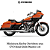 Miniatura Harley Davidson 2022 CVO Road Glide Maisto 1:18 - Series 44 - Imagem 1