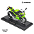 Miniatura Kawasaki Ninja 400 Verde 2023 MSZ 1:12 - Imagem 2