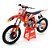 Miniatura Gigante KTM 450 SX-F Factory Edition 2018 Piloto Jeffrey Herlings 84 Maisto 1:6 (34 cm) - Imagem 1