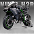 Miniatura Kawasaki Ninja H2R Escala 1:9 - Imagem 2