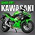 Miniatura Kawasaki Ninja 400 Escala 1:12 Acende Faróis (17 cm) - Imagem 1