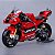 Miniatura Gigante Ducati GP 2022 Piloto Francesco Bagnaia 63 Maisto 1:6 (35cm) - Imagem 3