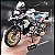 Miniatura BMW R 1250 GS Rallye 2022 Escala 1:9 Efeitos de Luzes (25 cm) - Imagem 11