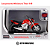 Miniatura Moto Honda CG Titan 150 Vermelho Motormax 1:18 - Imagem 2