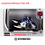 Miniatura Moto Honda CG Titan 150 2014 Azul Motormax 1:18 - Imagem 2