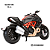 Miniatura Ducati Diavel Carbon 2011 Maisto 1:18 - Imagem 3