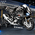 Miniatura BMW S 1000 RR 2023 Preto 1:12 Acende Faróis - 18 cm - Imagem 1