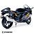 Miniatura Suzuki Hayabusa 2022 Preto Maisto Edição Especial 1:12 - 18 cm - Imagem 5
