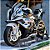 Miniatura BMW S 1000 RR 2023 Branco Escala 1:12 Acende Faróis - 18 cm - Imagem 2