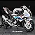 Miniatura BMW S 1000 RR 2023 Branco Escala 1:12 Acende Faróis - 18 cm - Imagem 8