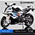 Miniatura BMW S 1000 RR 2023 Branco Escala 1:12 Efeito de Luz e Som - 17 cm - Imagem 1