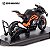 Miniatura KTM RC 8C 2022 Preto Welly 1:18 C/Base - Imagem 3