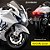 Miniatura Gigante Suzuki Hayabusa 2023 Branco 1:9 - Acende Faróis (25 cm)- Não tem Aceleração - Imagem 2