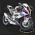 Miniatura Gigante BMW S 1000 RR 2021 Escala 1:9 - Acende Faróis - Imagem 5
