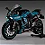Miniatura YZF-R1M Azul Piscina Escala 1:12 Acende Faróis - Imagem 2