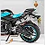 Miniatura YZF-R1M Azul Piscina Escala 1:12 Acende Faróis - Imagem 5