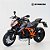 Miniatura KTM Super Duke R 1290 2022 CCA/Caipo/MSZ 1:12 - Imagem 1