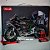 Miniatura Elétrica Gigante Kawasaki Ninja H2R Escala 1:6 (34 cm) - Som, Farol e Lanterna Acendem, Aceleração - Imagem 4