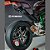 Miniatura Elétrica Gigante Kawasaki Ninja H2R Escala 1:6 (34 cm) - Som, Farol e Lanterna Acendem, Aceleração - Imagem 6