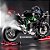 Miniatura Elétrica Gigante Kawasaki Ninja H2R Escala 1:6 (34 cm) - Som, Farol e Lanterna Acendem, Aceleração - Imagem 7