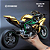 Miniatura Elétrica Gigante Kawasaki Ninja H2R Dourada Escala 1:6 (34 cm) - Som, Farol e Lanterna Acendem, Aceleração - Imagem 6