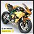 Miniatura Elétrica Gigante Kawasaki Ninja H2R Dourada Escala 1:6 (34 cm) - Som, Farol e Lanterna Acendem, Aceleração - Imagem 2
