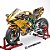 Miniatura Elétrica Gigante Kawasaki Ninja H2R Dourada Escala 1:6 (34 cm) - Som, Farol e Lanterna Acendem, Aceleração - Imagem 5