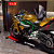 Miniatura Elétrica Gigante Kawasaki Ninja H2R Dourada Escala 1:6 (34 cm) - Som, Farol e Lanterna Acendem, Aceleração - Imagem 8