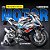 Miniatura BMW M 1000 RR 2021 Escala 1:9 - Acende Farol - 23 cm - Imagem 2