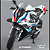 Miniatura BMW M 1000 RR 2021 Escala 1:9 - Acende Farol - 23 cm - Imagem 4