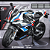 Miniatura BMW M 1000 RR 2021 Escala 1:9 - Acende Farol - 23 cm - Imagem 7