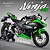 Miniatura Kawasaki Ninja 400 Escala 1:12 Acende Faróis - Imagem 1