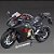 Miniatura Gigante Honda CBR 1000 RR 2018 Preto - Acende Farol - Escala 1:9(23 cm) - Imagem 8