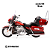 Miniatura Harley Davidson Electra Glide Ultra Limited FLHTK 2013 Maisto 1:12 - Imagem 8