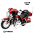 Miniatura Harley Davidson Electra Glide Ultra Limited FLHTK 2013 Maisto 1:12 - Imagem 4