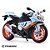 Miniatura BMW S 1000 RR 2010 Gulf CCA Edição Especial 1:12 - 17 cm - Imagem 3