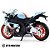 Miniatura BMW S 1000 RR 2010 Gulf CCA Edição Especial 1:12 - 17 cm - Imagem 10