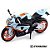 Miniatura BMW S 1000 RR 2010 Gulf CCA Edição Especial 1:12 - 17 cm - Imagem 4