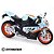 Miniatura BMW S 1000 RR 2010 Gulf CCA Edição Especial 1:12 - 17 cm - Imagem 5