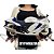 Miniatura Elétrica Gigante Suzuki Hayabusa Branco 2023 Escala 1:6 (36 cm) - Som, Farol e Lanterna Acendem, Aceleração - Imagem 2