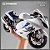 Miniatura Elétrica Gigante Suzuki Hayabusa Branco 2023 Escala 1:6 (36 cm) - Som, Farol e Lanterna Acendem, Aceleração - Imagem 3