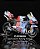 Miniatura MotoGP Gresini Racing 2024 Maisto 1:18 - Piloto Alex Marquez 73 - Imagem 1