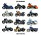 Kit C/12 Miniaturas De Motos Harley Davidson Sortidas Maisto 1:18 - Series 43 e 44 - Imagem 1
