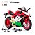 Miniatura Ducati Panigale V4 S Verde Escala 1:10 - Acende Faróis (20 cm) - Imagem 1