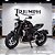 Miniatura Triumph Trident 660 Preto 2021 Welly 1:18 C/Base - Imagem 1