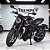 Miniatura Triumph Trident 660 Preto 2021 Welly 1:18 C/Base - Imagem 6