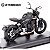 Miniatura Triumph Trident 660 Preto 2021 Welly 1:18 C/Base - Imagem 8